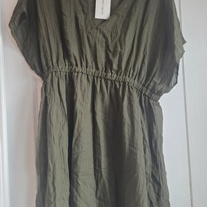 Meet.Curve Olive Green Women's Swim Cover Up 2x